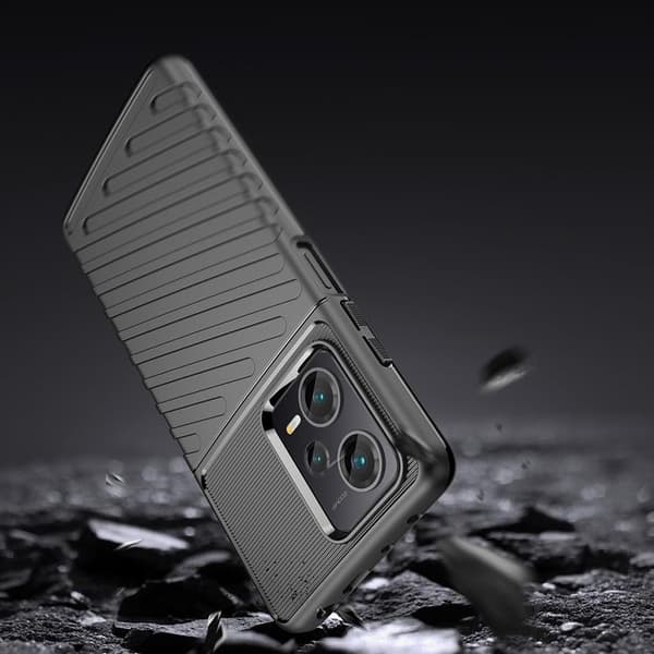 Xiaomi Redmi Note 12 Pro Plus Mobilskal Thunder Armor Silikon - Svart