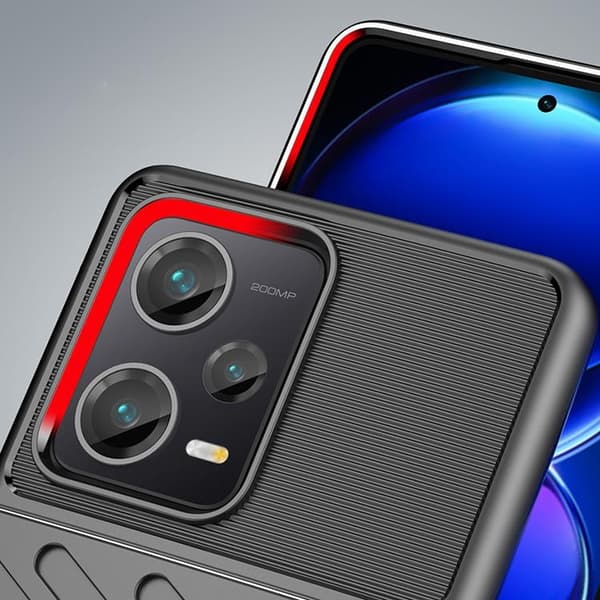 Xiaomi Redmi Note 12 Pro Plus Mobilskal Thunder Armor Silikon - Svart
