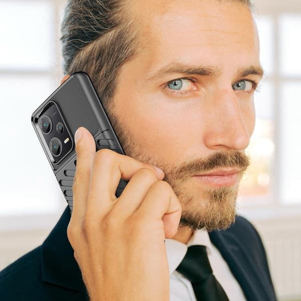 Xiaomi Redmi Note 12 Pro Plus Mobilskal Thunder Armor Silikon - Svart
