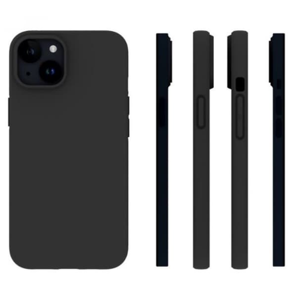 iPhone 15 Plus Mobilskal Shockproof Thin TPU - Svart
