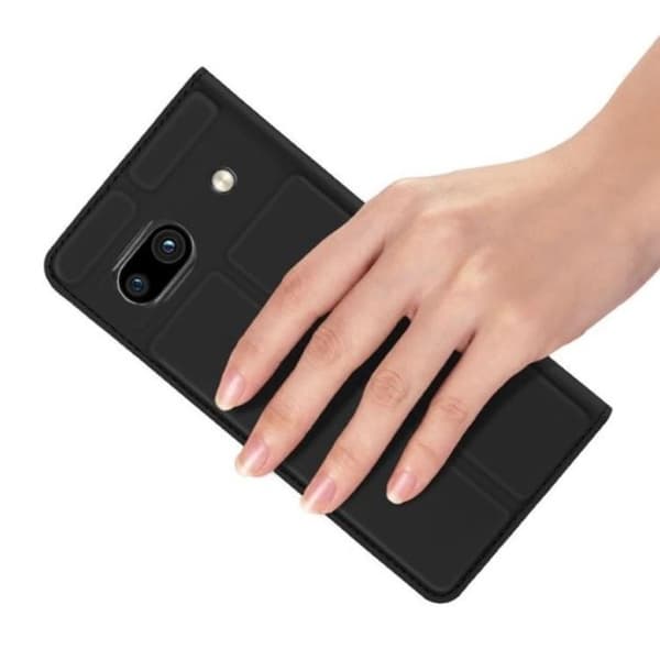 Google Pixel 7A Plånboksfodral Skin Pro - Svart
