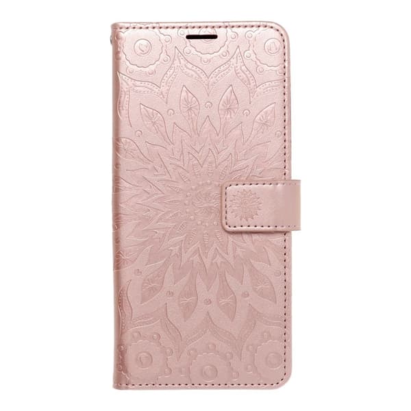 MEZZO plånboksfodral för Samsung A54 5G mandala roséguld