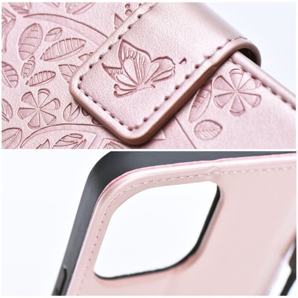 MEZZO plånboksfodral för Samsung A54 5G mandala roséguld