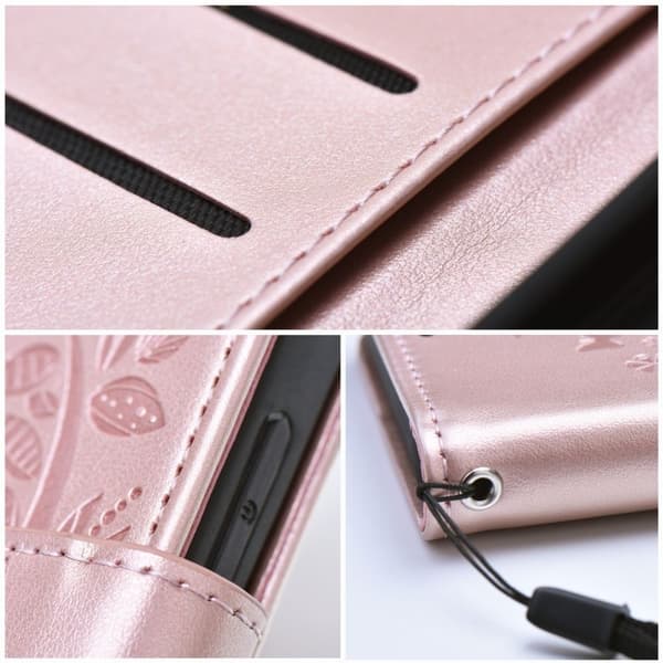 MEZZO plånboksfodral för Samsung A54 5G mandala roséguld
