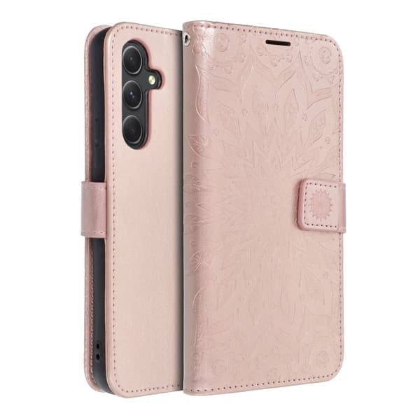 MEZZO plånboksfodral för Samsung A54 5G mandala roséguld