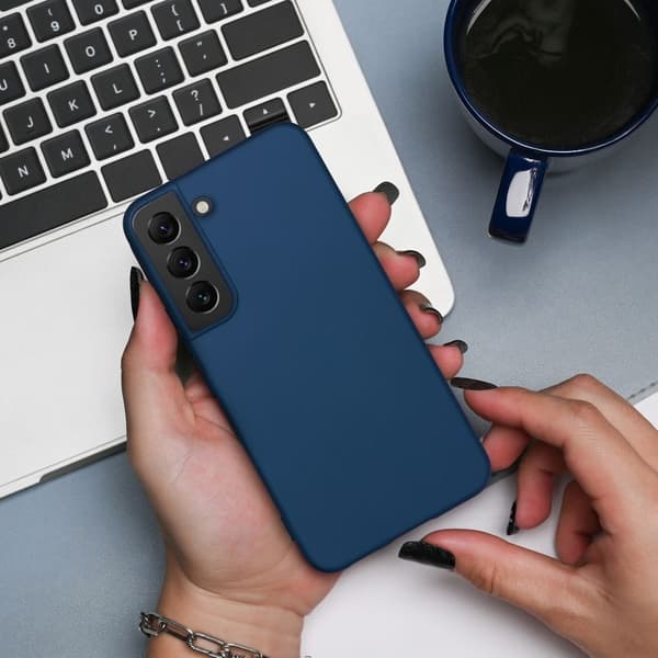 SILIKON skal för Samsung Galaxy S23 Ultra blå