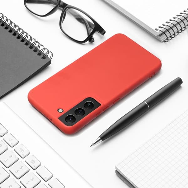 SILIKON skal för Samsung Galaxy S23 Ultra persika