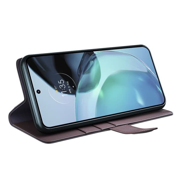 Google Pixel 7A Plånboksfodral Äkta läder Cow - Brun