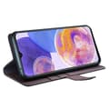 Miniatyrbild 5 av 10: Galaxy A23 4G/5G Plånboksfodral Äkta Läder Flip - Brun