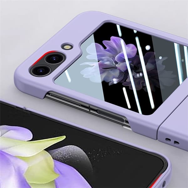 Galaxy Z Flip 5 Mobilskal Shockproof - Ljusblå