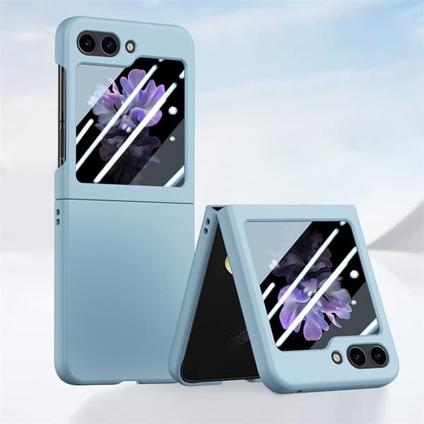 Galaxy Z Flip 5 Mobilskal Shockproof - Ljusblå