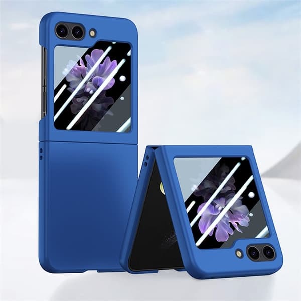 Galaxy Z Flip 5 Mobilskal Shockproof - Mörkblå