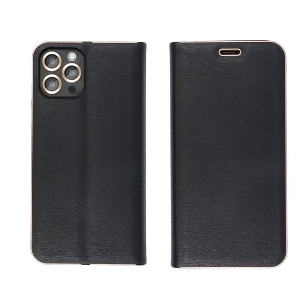 iPhone 15 Pro Max Mobilfodral Luna Guld Do - Svart