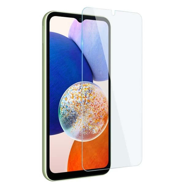 Galaxy A14 5G/4G Mobilskal Soft TPU med Härdat glas - Clear