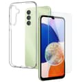 Miniatyrbild 1 av 3: Galaxy A14 5G/4G Mobilskal Soft TPU med Härdat glas - Clear