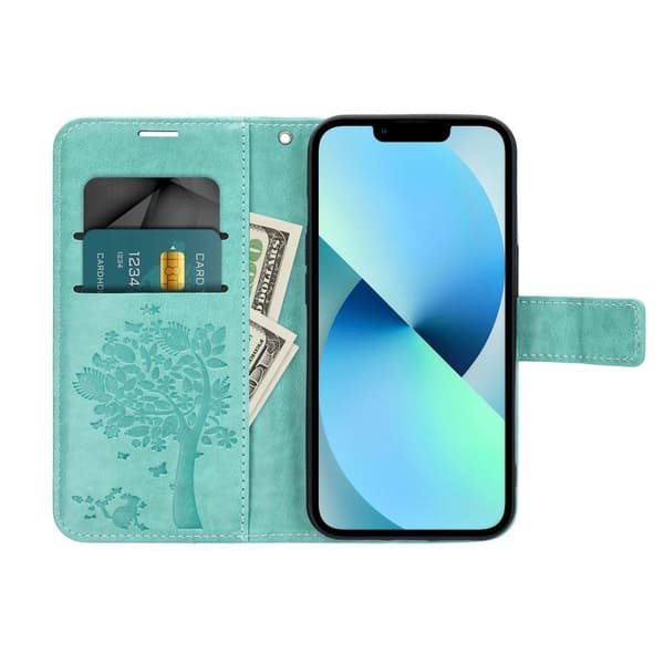 MEZZO plånboksfodral för Samsung A34 5G trägrön
