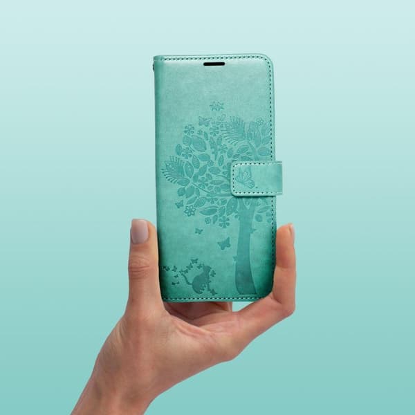 MEZZO plånboksfodral för Samsung A34 5G trägrön