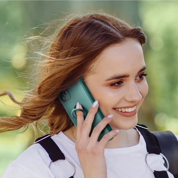 SILIKON RING skal för Samsung Galaxy A34 5G grön