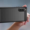 Miniatyrbild 5 av 7: Sony Xperia 10 V Mobilskal Carbon Silikon - Svart