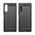 Miniatyrbild 6 av 7: Sony Xperia 10 V Mobilskal Carbon Silikon - Svart