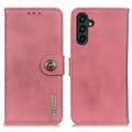 Miniatyrbild 1 av 9: KHAZNEH Galaxy A24 4G Plånboksfodral Cowhide - Rosa