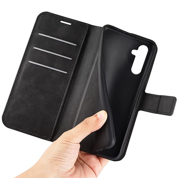 Galaxy A24 4G Plånboksfodral Folio Flip Calf - Svart