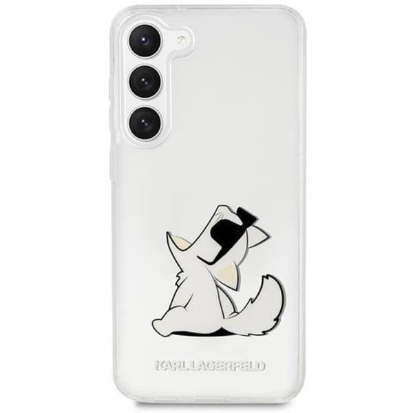 Karl Lagerfeld Galaxy S23 Plus Mobilskal Choupette Fun - Clear