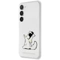 Miniatyrbild 2 av 8: Karl Lagerfeld Galaxy S23 Plus Mobilskal Choupette Fun - Clear