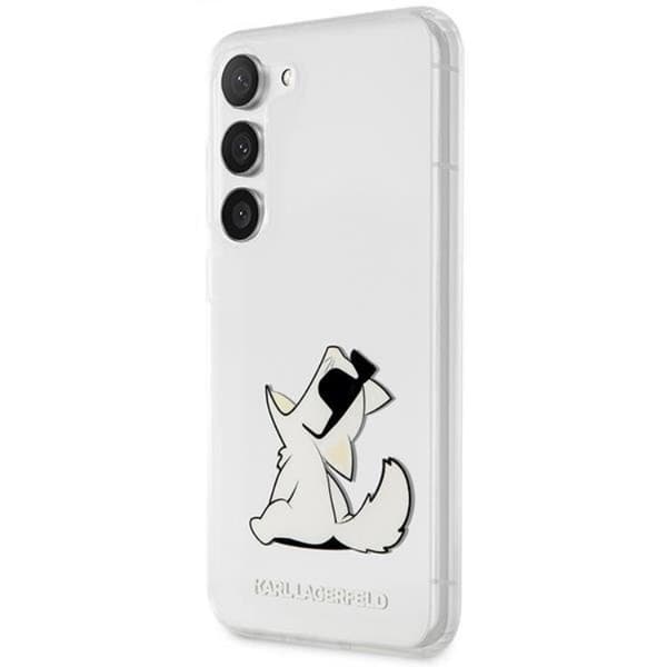Karl Lagerfeld Galaxy S23 Plus Mobilskal Choupette Fun - Clear