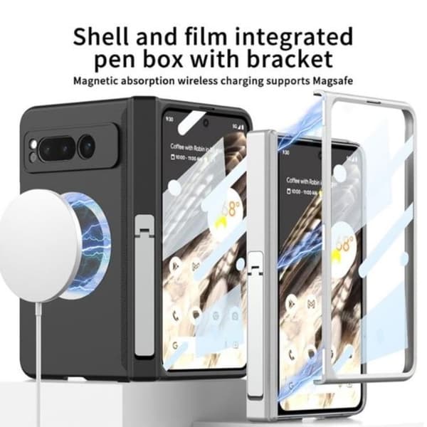 GKK Google Pixel Fold Mobilskal Magsafe Kickstand - Svart