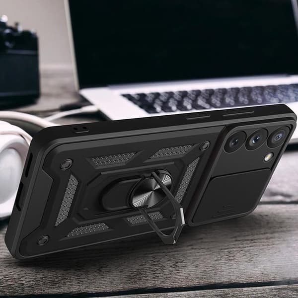 Galaxy S23 Plus Mobilskal Hybrid Armor Camshield - Blå
