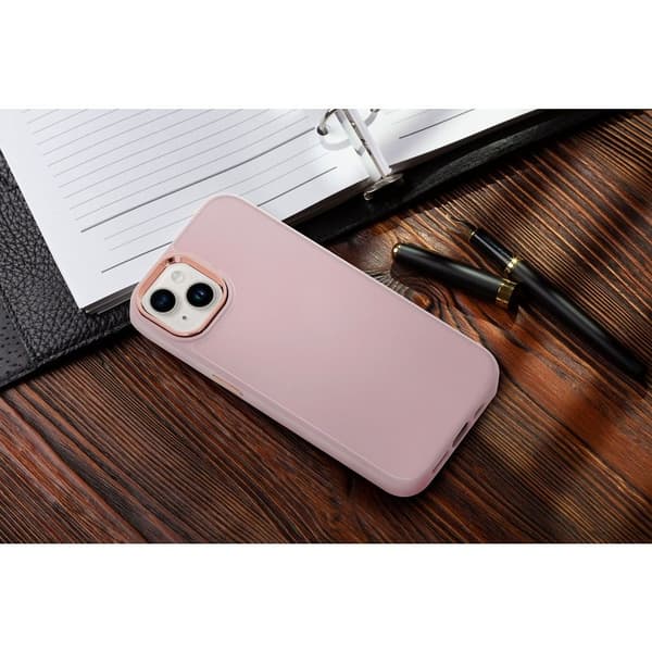 FRAME skal för iPhone 13 i puderpink
