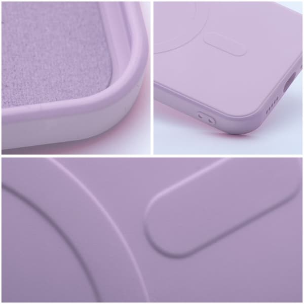 Silikon Magsafe Skal för iPhone 11 PRO MAX i rosa färg.