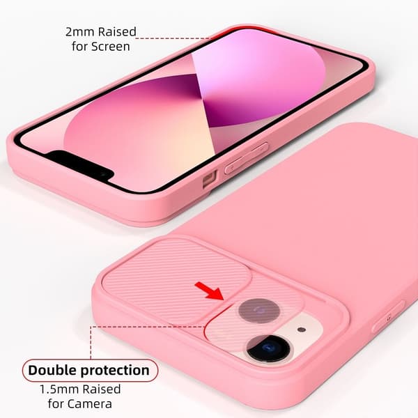 SLIDE skal för iPhone 14 Plus i ljusrosa