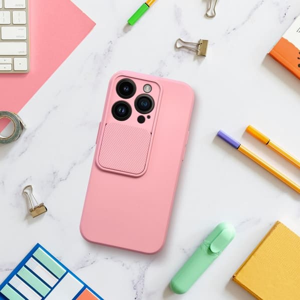 SLIDE skal för iPhone 14 Plus i ljusrosa