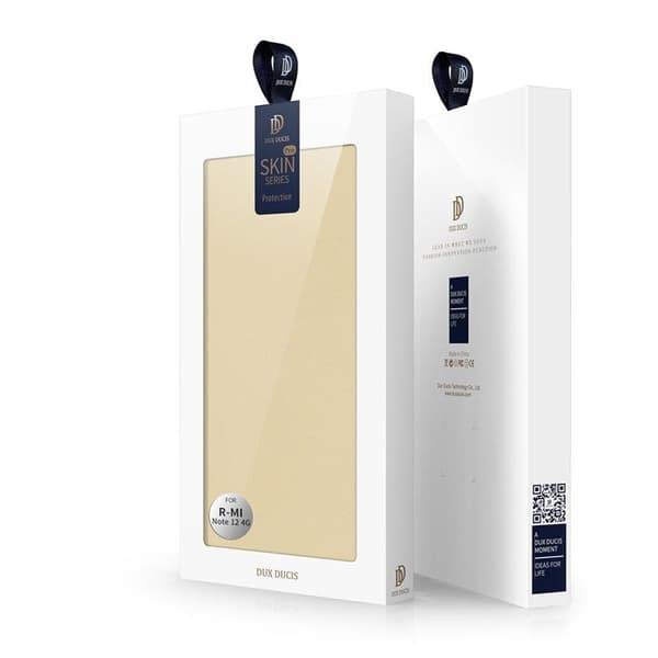 Dux Duxis Xiaomi Redmi Note 12 5G Plånboksfodral Skin Pro - Guld