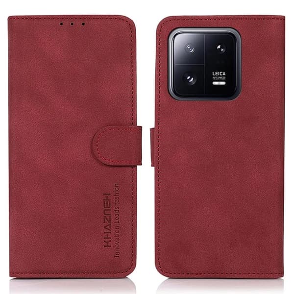 KHAZNEH Xiaomi 13 Pro 5G Plånboksfodral - Röd
