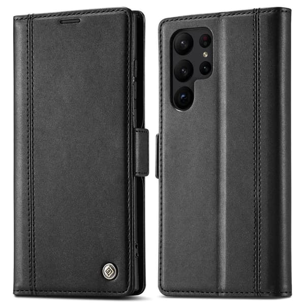 LC.IMEEKE Galaxy S23 Ultra Plånboksfodral - Svart