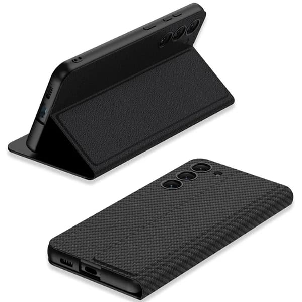 GKK Galaxy S23 Plus Mobilfodral Magnetic PU-Läder - Röd