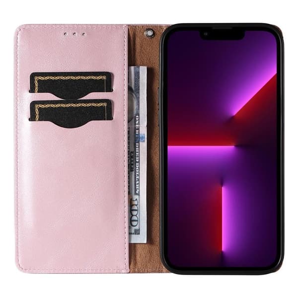Galaxy S23 Plus Plånboksfodral Magnet Strap - Röd