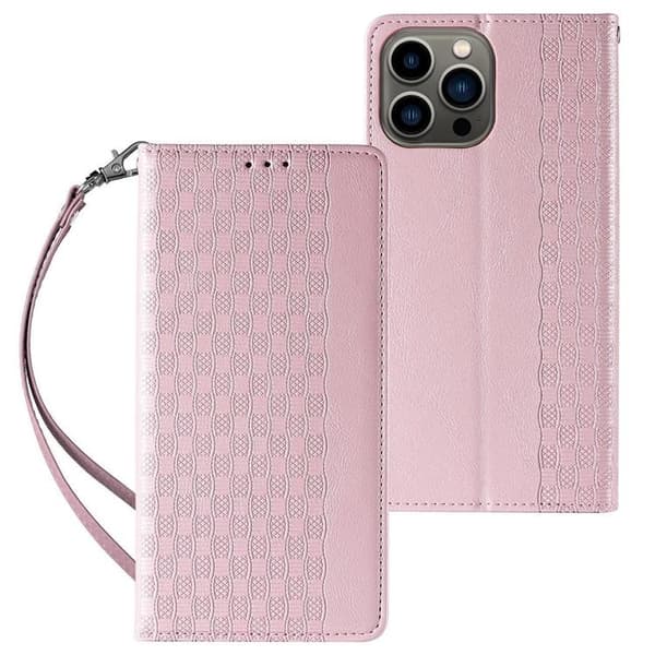 Galaxy S23 Plus Plånboksfodral Magnet Strap - Röd