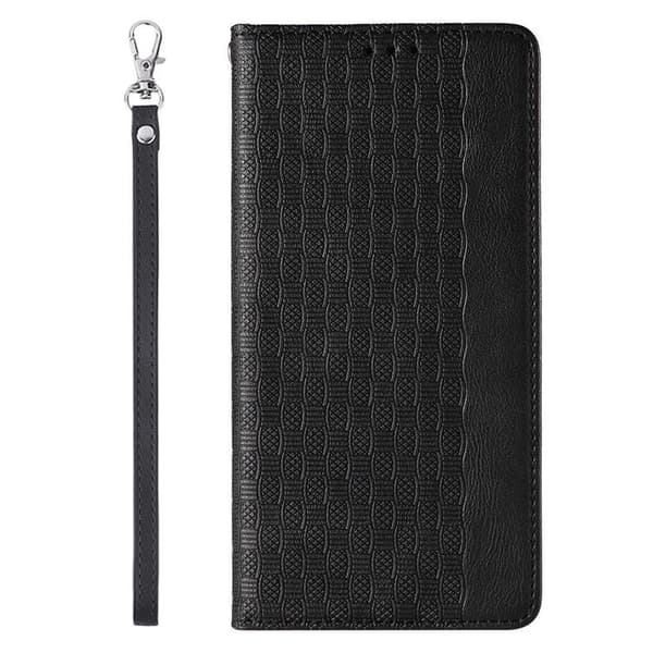 Galaxy S23 Plånboksfodral Magnet Strap - Svart