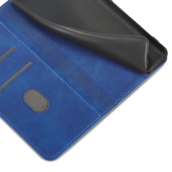 Galaxy S23 Ultra Plånboksfodral Magnet Fancy - Blå
