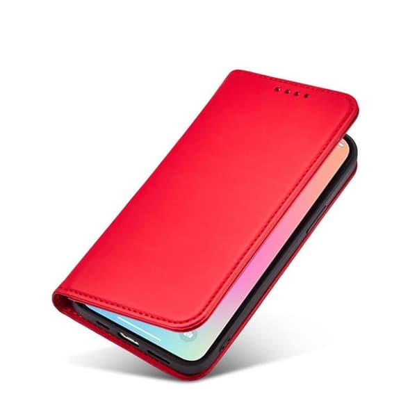 Galaxy S23 Ultra Plånboksfodral Magnet Flip - Röd