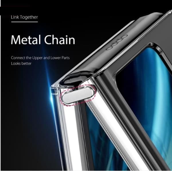 Dux Ducis Oppo Find N2 Flip Mobilskal Clin - Clear