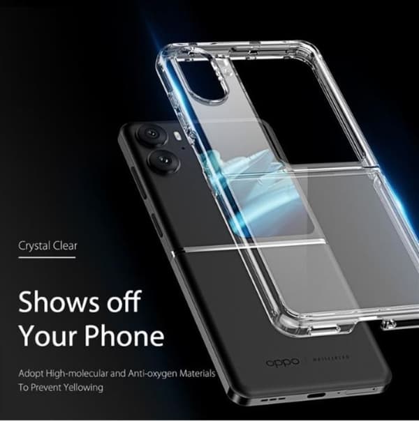 Dux Ducis Oppo Find N2 Flip Mobilskal Clin - Clear