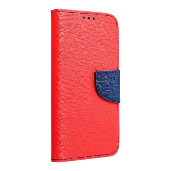 Fancy plånboksfodral för Samsung A34 5G röd / marinblå