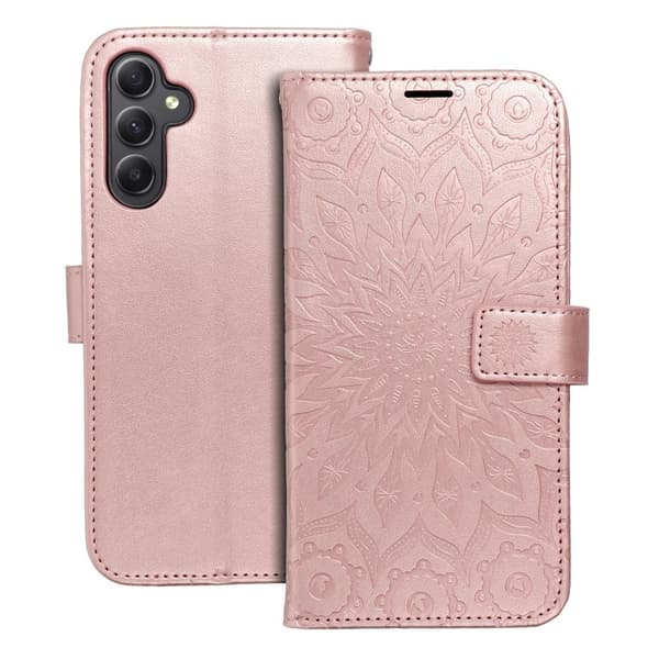MEZZO plånboksfodral för Samsung A34 5G mandala roséguld