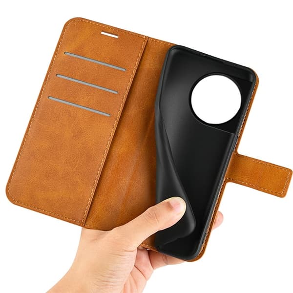 OnePlus 11 5G Plånboksfodral Calf Texture Flip - Coffee