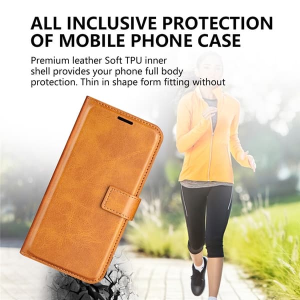 OnePlus 11 5G Plånboksfodral Calf Texture Flip - Coffee